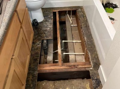 Bathroom Floor Repair